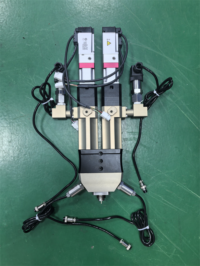 带压力传感器双液螺杆阀
